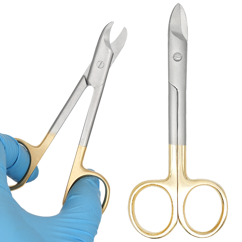 Medical Scissors - 1pc 치과 수술용 가위 직선/곡선형 팁