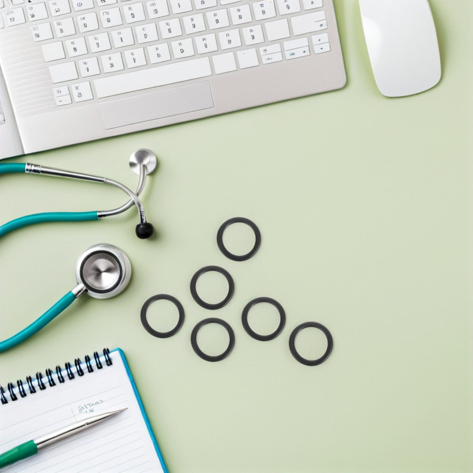 10개입 청진기 다이어프램 고정 링, 냉기 방지 링,  - Stethoscope 리뷰 및 가격
