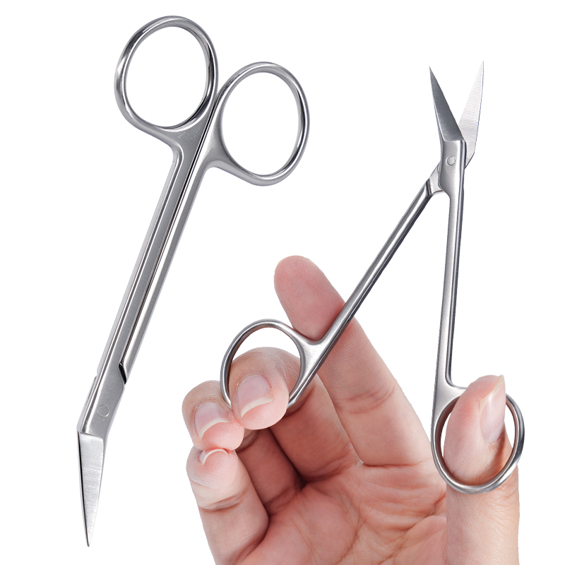 1개 치과용 미세 가위 곡선형 헤드 스테인리스 스틸 블 - Medical Scissors 리뷰 및 가격