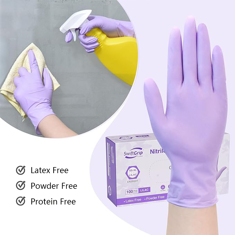 20-300pcs 니트릴 시험 장갑 일회용 보라색 라일 - Medical Gloves 리뷰 및 가격