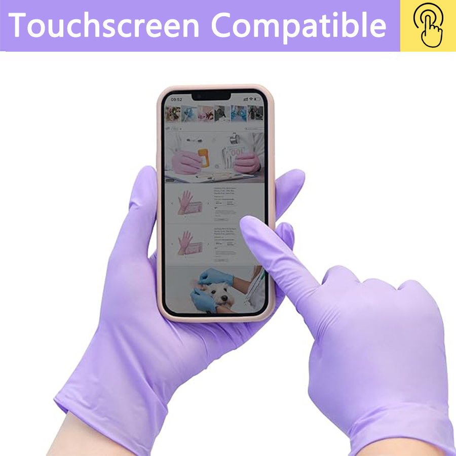 20-300pcs 니트릴 시험 장갑 일회용 보라색 라일 - Medical Gloves 리뷰 및 가격